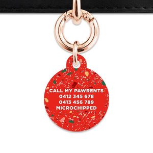 Bailey And Bone Pet Tag Christmas Terrazzo Pet Tag