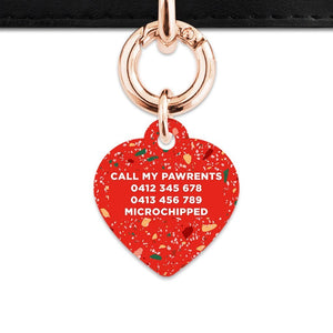Bailey And Bone Pet Tag Christmas Terrazzo Pet Tag
