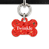Bailey And Bone Pet Tag Christmas Terrazzo Pet Tag