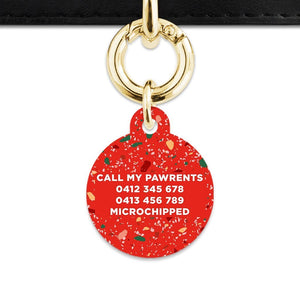 Bailey And Bone Pet Tag Christmas Terrazzo Pet Tag
