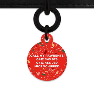 Bailey And Bone Pet Tag Christmas Terrazzo Pet Tag