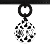 Bailey And Bone Pet Tag Classic Cow Print Pet Tag