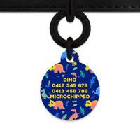 Bailey And Bone Pet Tag Cute Dinosaur Pattern Pet Tag