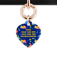 Bailey And Bone Pet Tag Cute Dinosaur Pattern Pet Tag