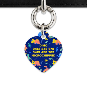 Bailey And Bone Pet Tag Cute Dinosaur Pattern Pet Tag