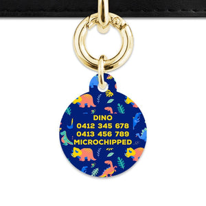 Bailey And Bone Pet Tag Cute Dinosaur Pattern Pet Tag