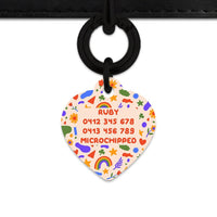 Bailey And Bone Pet Tag Cute Summer Shapes Pet Tag