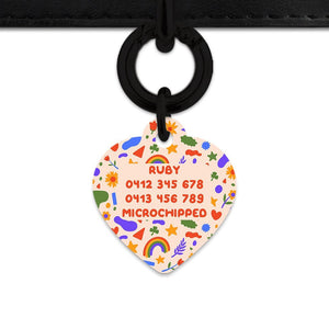 Bailey And Bone Pet Tag Cute Summer Shapes Pet Tag