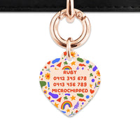 Bailey And Bone Pet Tag Cute Summer Shapes Pet Tag
