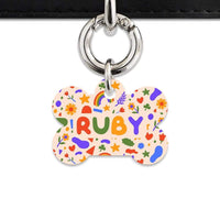 Bailey And Bone Pet Tag Cute Summer Shapes Pet Tag
