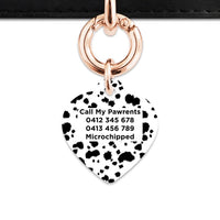 Bailey And Bone Pet Tag Dalmatian Spots Pet Tag