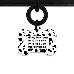 Bailey And Bone Pet Tag Dalmatian Spots Pet Tag