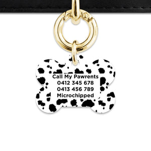 Bailey And Bone Pet Tag Dalmatian Spots Pet Tag