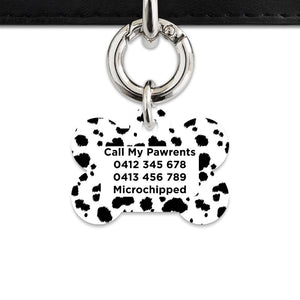 Bailey And Bone Pet Tag Dalmatian Spots Pet Tag