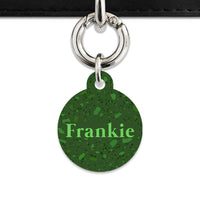 Bailey And Bone Pet Tag Dark Green Terrazzo Pet Tag