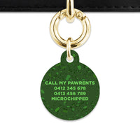 Bailey And Bone Pet Tag Dark Green Terrazzo Pet Tag