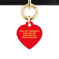 Bailey And Bone Pet Tag Flames Pet Tag