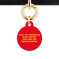 Bailey And Bone Pet Tag Flames Pet Tag