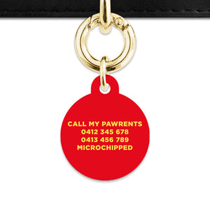 Bailey And Bone Pet Tag Flames Pet Tag