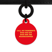 Bailey And Bone Pet Tag Flames Pet Tag