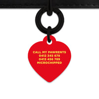 Bailey And Bone Pet Tag Flames Pet Tag