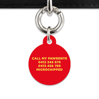 Bailey And Bone Pet Tag Flames Pet Tag