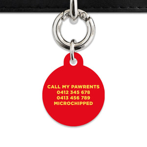 Bailey And Bone Pet Tag Flames Pet Tag