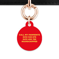 Bailey And Bone Pet Tag Flames Pet Tag
