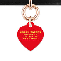 Bailey And Bone Pet Tag Flames Pet Tag