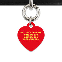 Bailey And Bone Pet Tag Flames Pet Tag