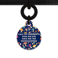 Bailey And Bone Pet Tag Garden Mushrooms Pet Tag