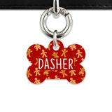 Bailey And Bone Pet Tag Gingerbread People Pet Tag