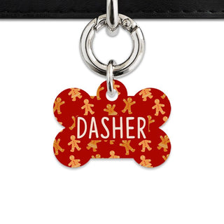 Bailey And Bone Pet Tag Gingerbread People Pet Tag
