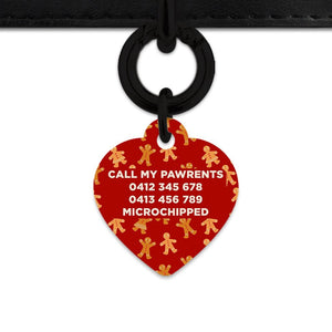 Bailey And Bone Pet Tag Gingerbread People Pet Tag