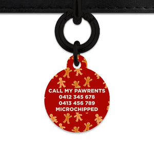 Bailey And Bone Pet Tag Gingerbread People Pet Tag