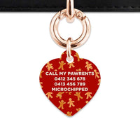 Bailey And Bone Pet Tag Gingerbread People Pet Tag