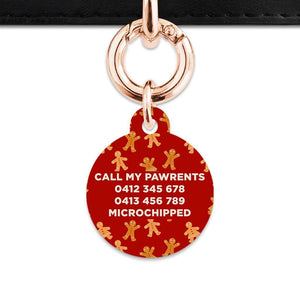 Bailey And Bone Pet Tag Gingerbread People Pet Tag