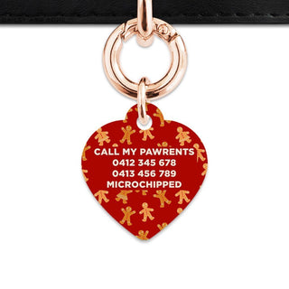 Bailey And Bone Pet Tag Gingerbread People Pet Tag