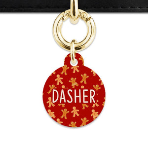 Bailey And Bone Pet Tag Gingerbread People Pet Tag