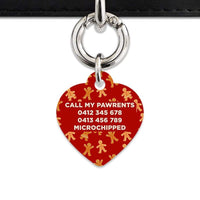 Bailey And Bone Pet Tag Gingerbread People Pet Tag