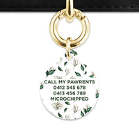 Bailey And Bone Pet Tag Green And White Magnolia Pet Tag