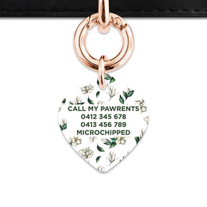 Bailey And Bone Pet Tag Green And White Magnolia Pet Tag