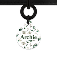 Bailey And Bone Pet Tag Green And White Magnolia Pet Tag