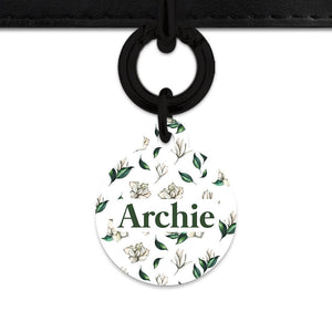 Bailey And Bone Pet Tag Green And White Magnolia Pet Tag