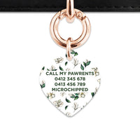 Bailey And Bone Pet Tag Green And White Magnolia Pet Tag