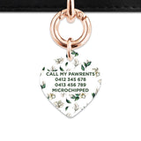 Bailey And Bone Pet Tag Green And White Magnolia Pet Tag