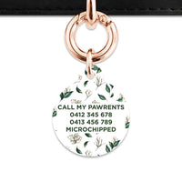 Bailey And Bone Pet Tag Green And White Magnolia Pet Tag