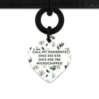 Bailey And Bone Pet Tag Green And White Magnolia Pet Tag