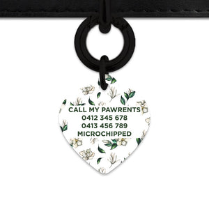 Bailey And Bone Pet Tag Green And White Magnolia Pet Tag