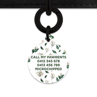 Bailey And Bone Pet Tag Green And White Magnolia Pet Tag
